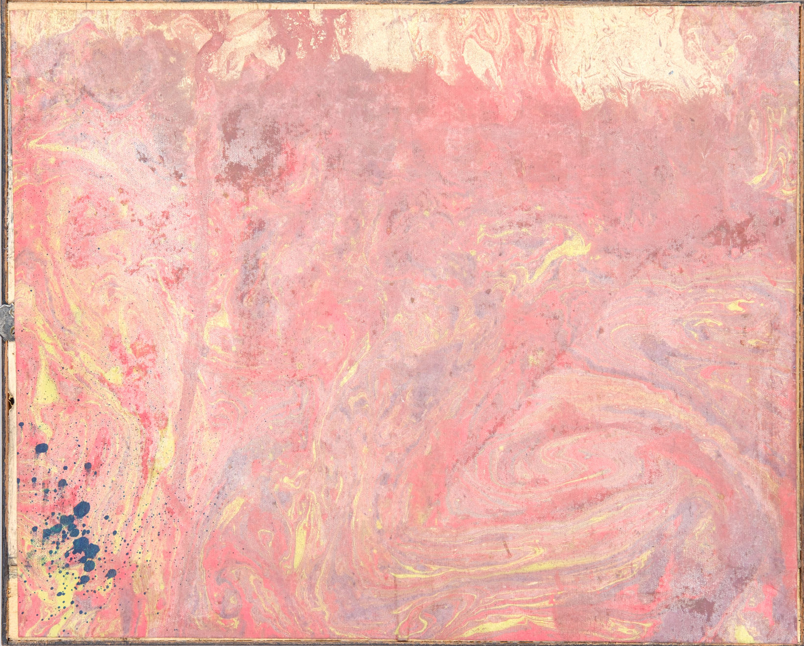 Florence, Plaque depicting landscape with houses, early XVIII century