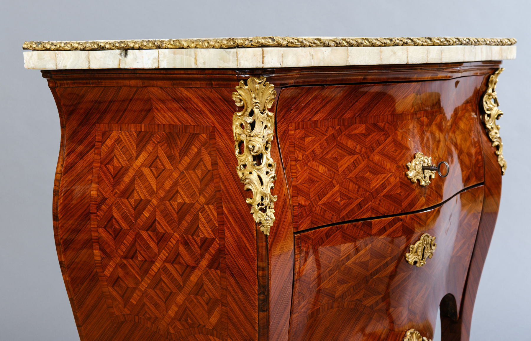 PAIR OF TWO-DRAWER COMMODES, Rome, 18th Century