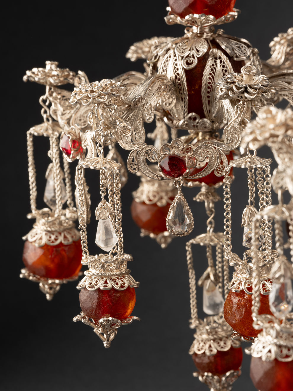 PAIR OF CHANDELIERS , Sicily, second quarter of the 18th century
