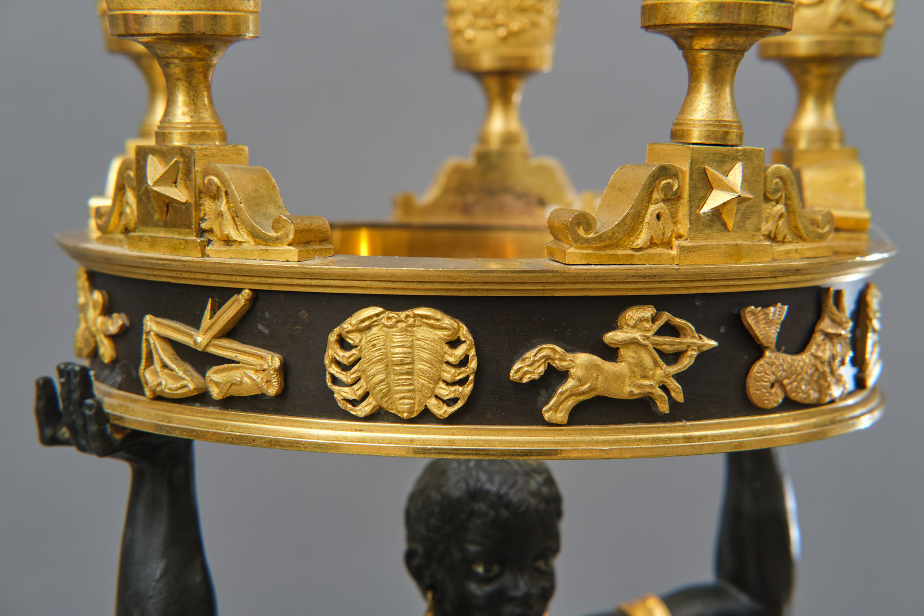 Luigi Manfredini, SET OF CANDELABRAS, Milan, first quarter of the 19th century