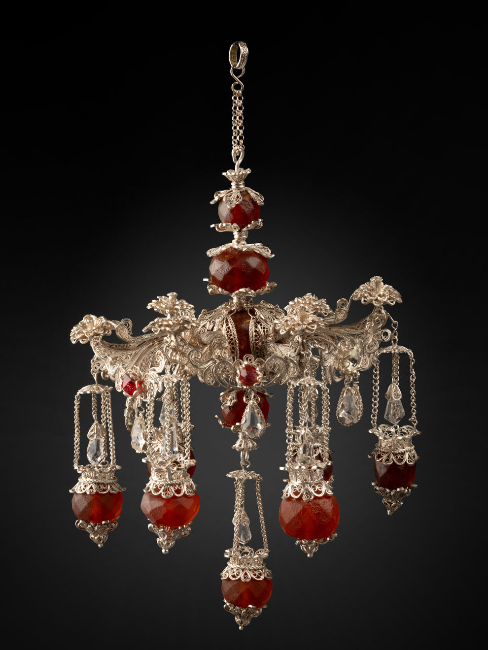 PAIR OF CHANDELIERS , Sicily, second quarter of the 18th century