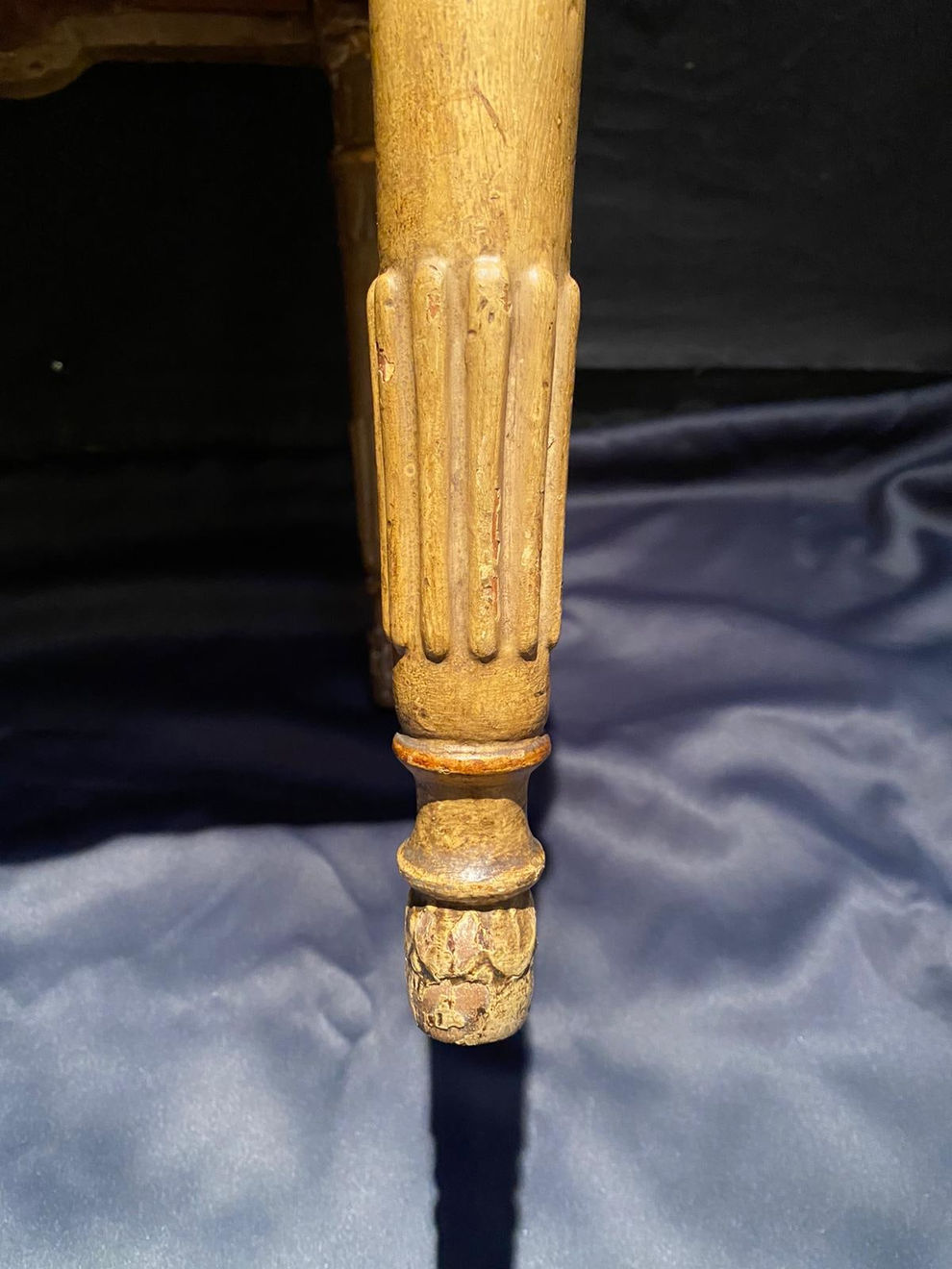 Set of four Louis XVI stools, Piedmont, late 18th century