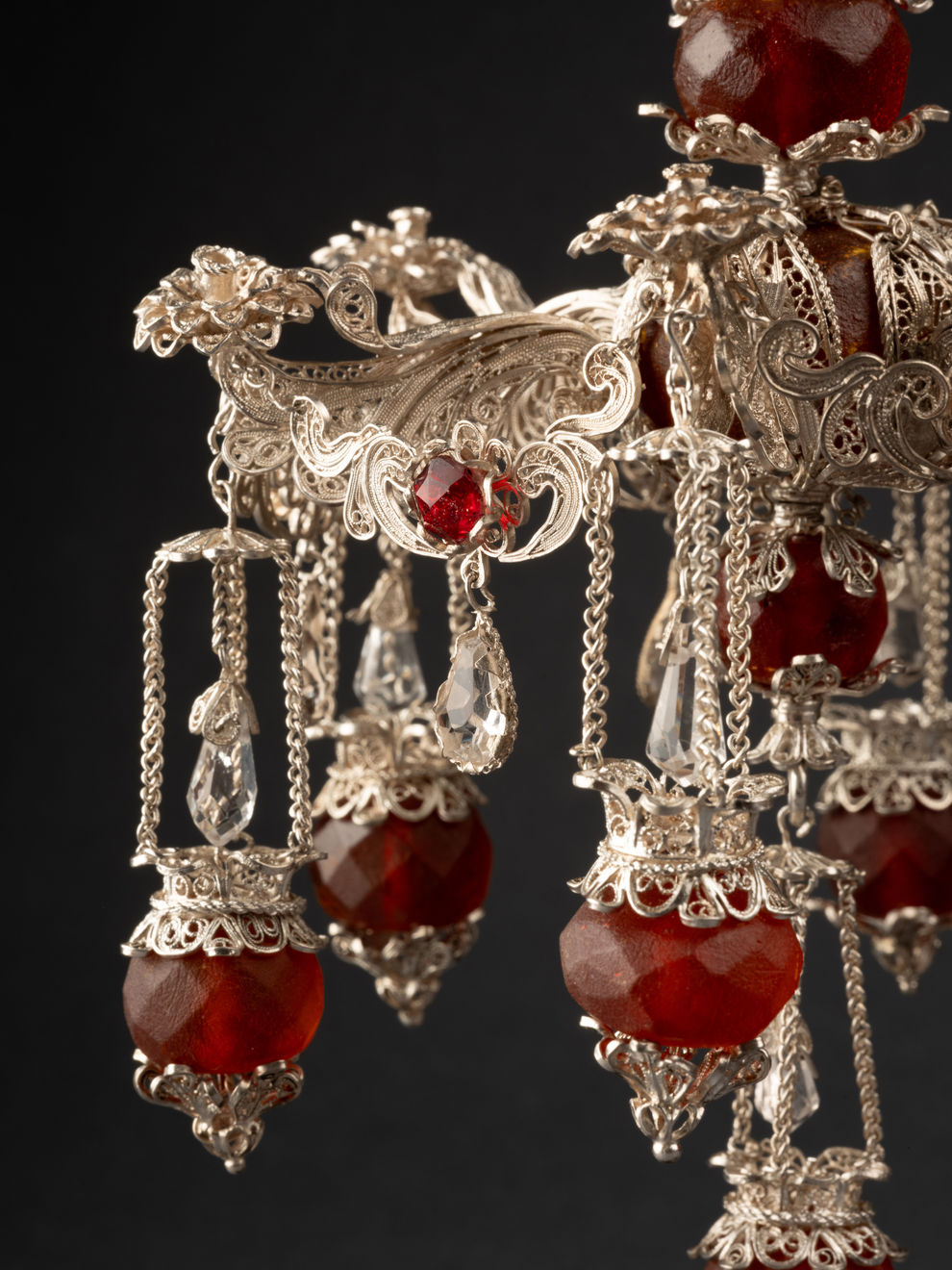 PAIR OF CHANDELIERS , Sicily, second quarter of the 18th century