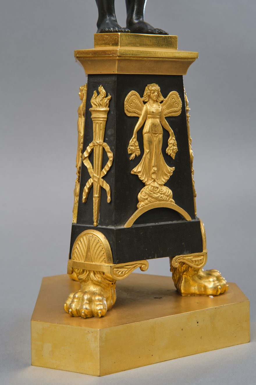 Luigi Manfredini, A set of Four Candelabra with Morish figures, Milan, first quarter of the 19th century