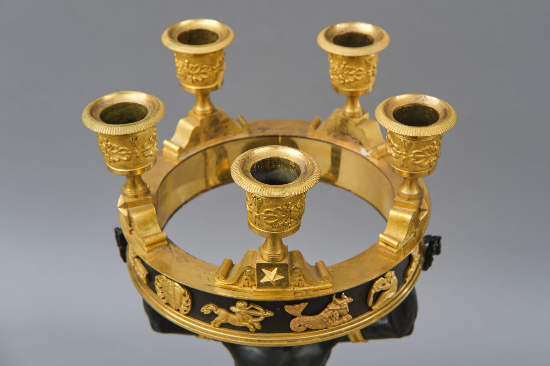 Luigi Manfredini, SET OF CANDELABRAS, Milan, first quarter of the 19th century