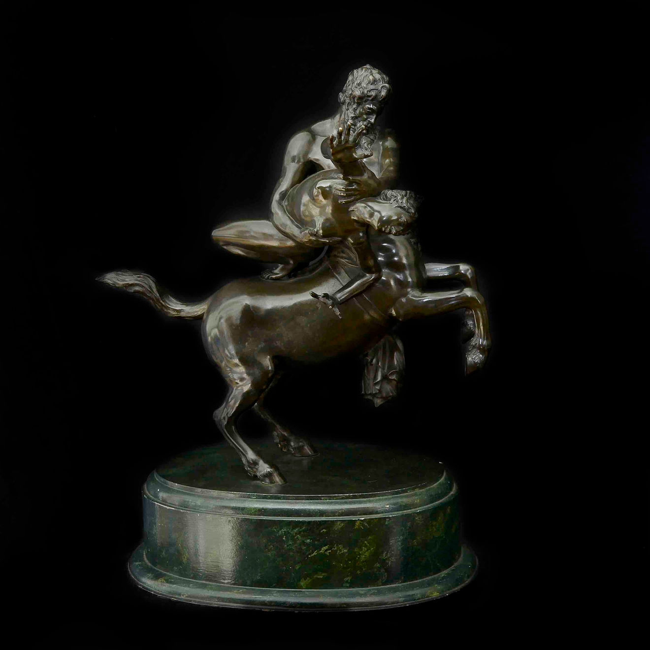 Florentine artist of the early 18th century, Bronze group of Nessus and Deianira