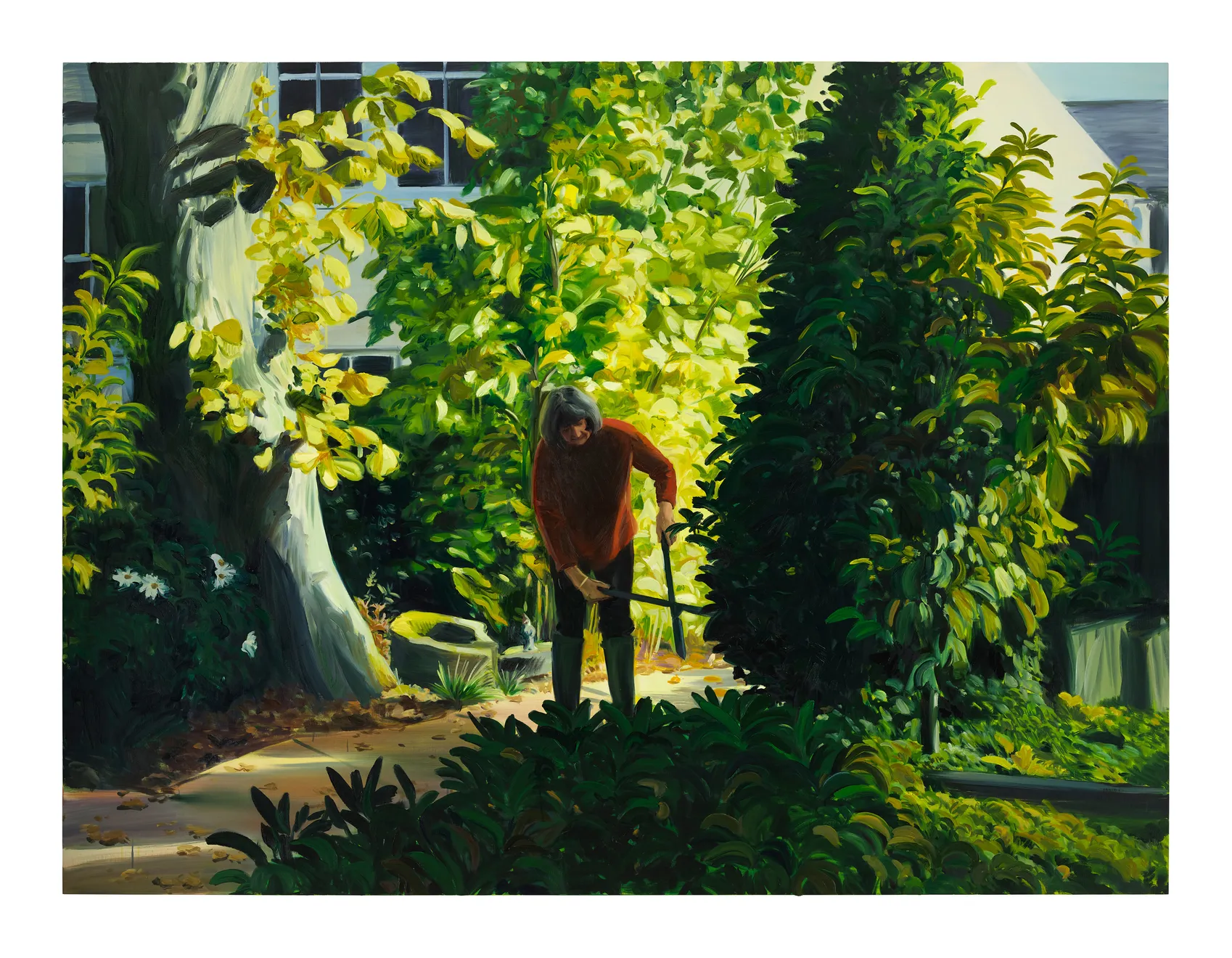 Caroline Walker, Cutting Back, Late Afternoon, October, 2021