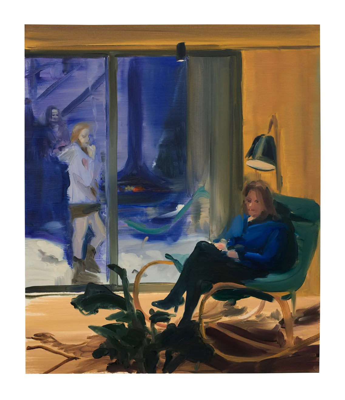 Caroline Walker, Study for Not Going Out I, 2017