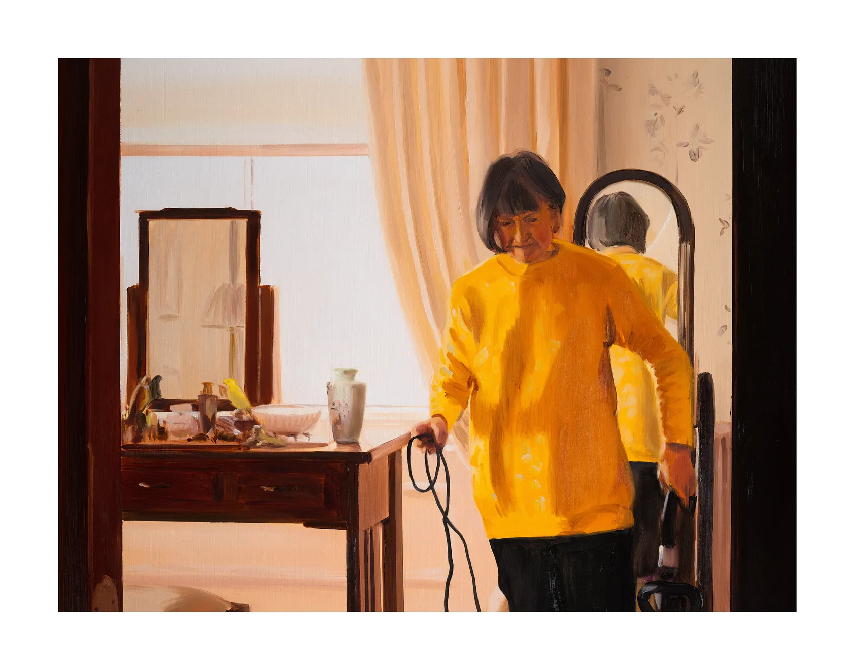 Caroline Walker, Hoovering, First Thing, December, 2020