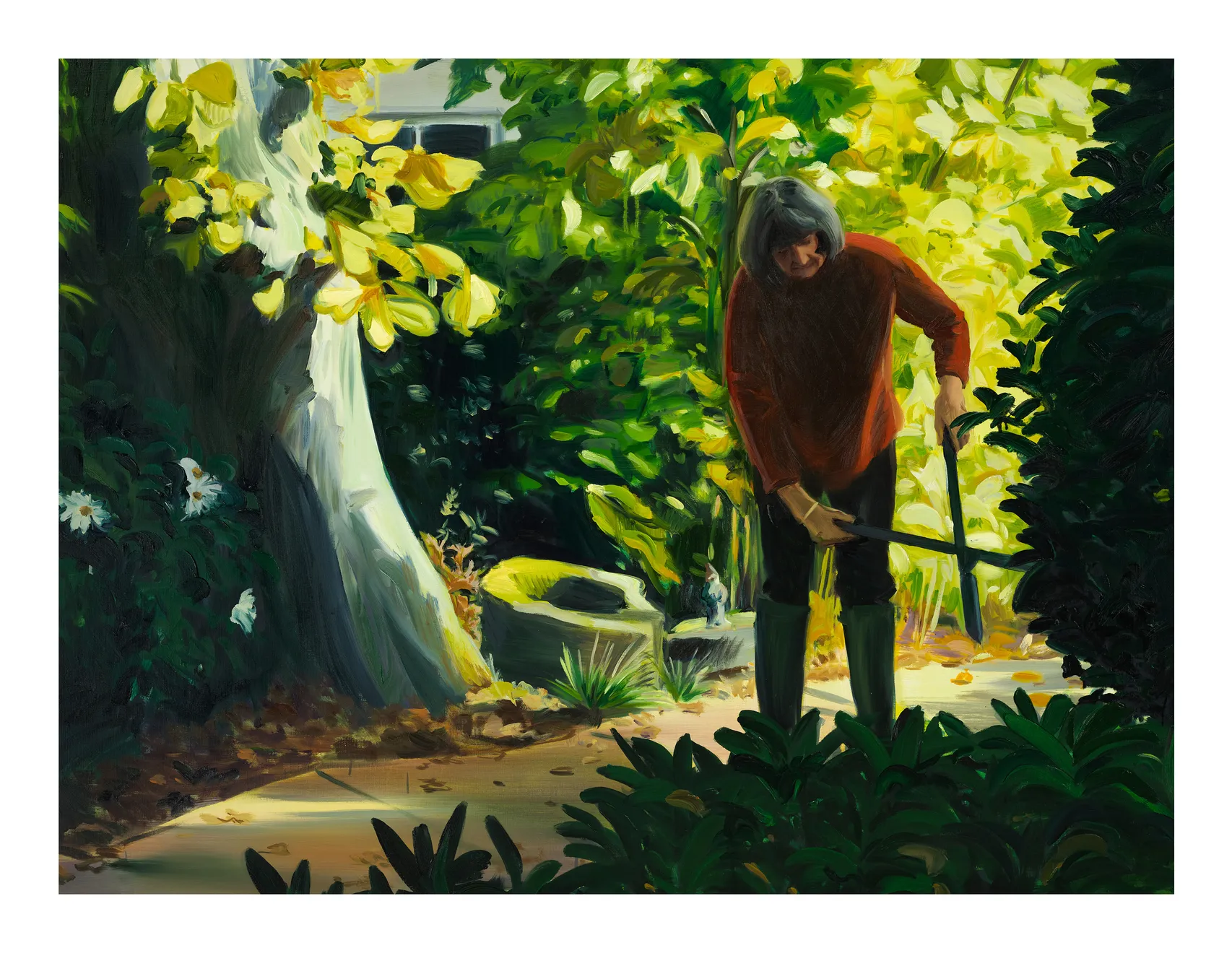 Caroline Walker, Cutting Back, Late Afternoon, October, 2021