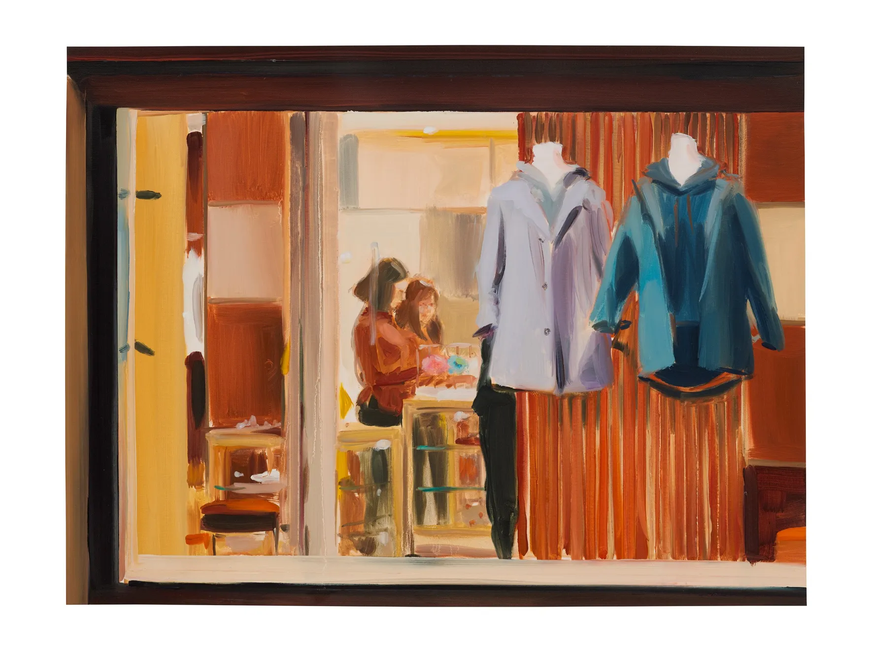 Caroline Walker, Study for Cashing Up, 2022