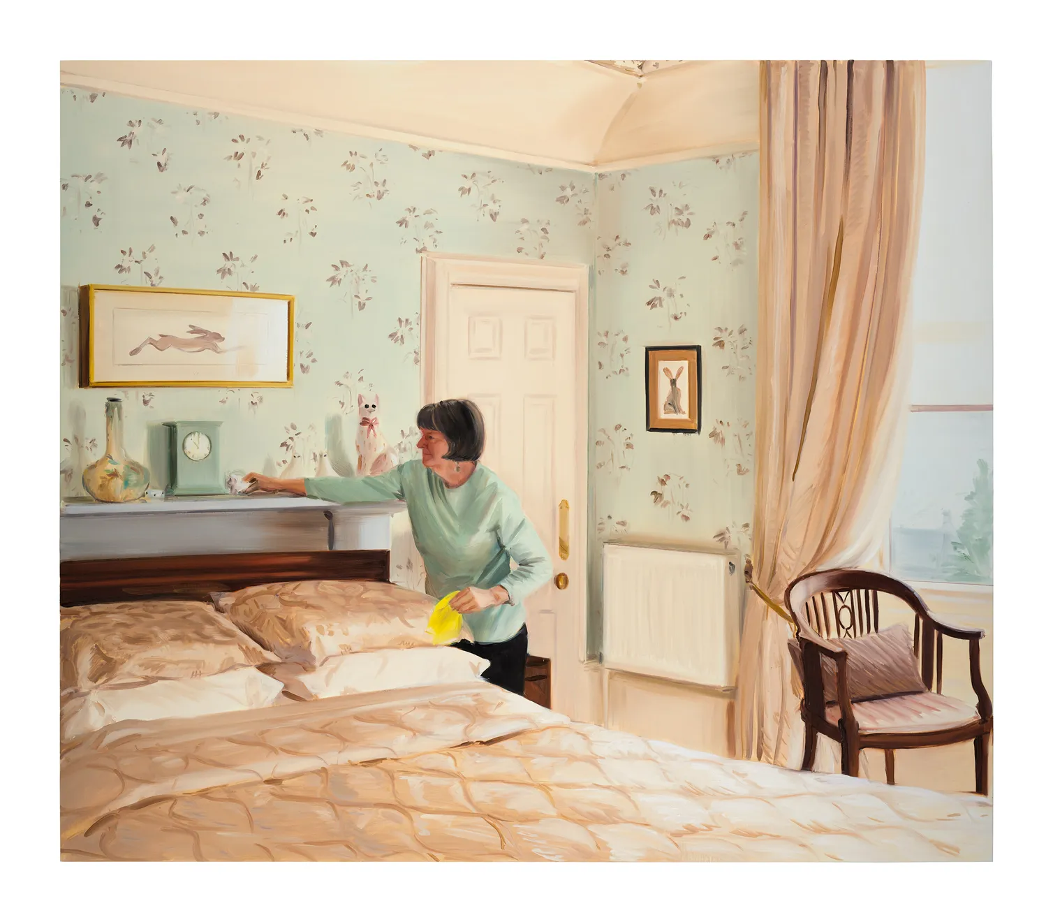 Caroline Walker, Dusting Ornaments, Late Morning, March, 2021