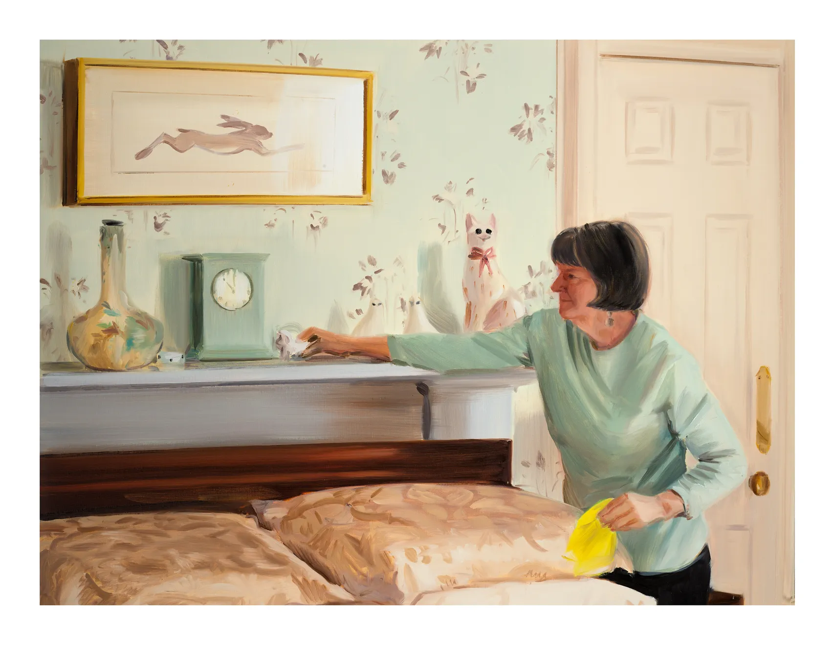Caroline Walker, Dusting Ornaments, Late Morning, March, 2021