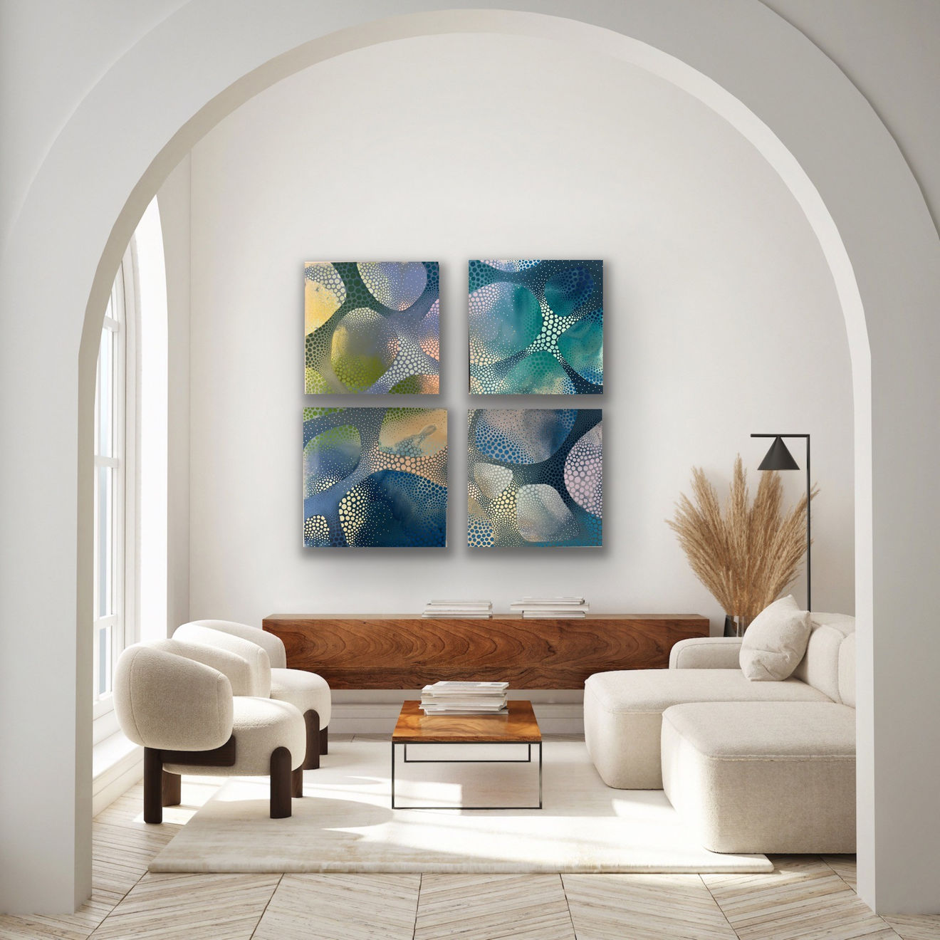 Catherine Detraves, Sunrise, Noon, Sunset, Midnight, 2024