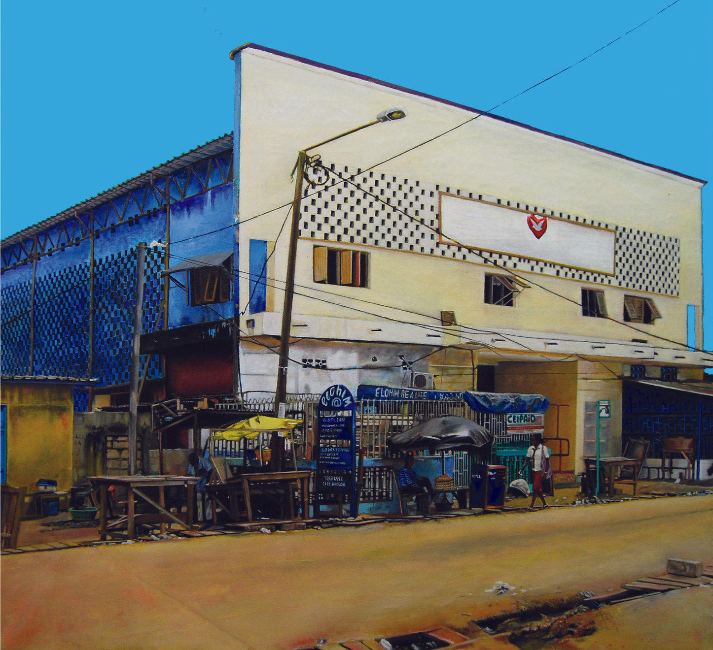 Cheikh Ndiaye, Cinéma Elohim, Grand Bassam, 2015