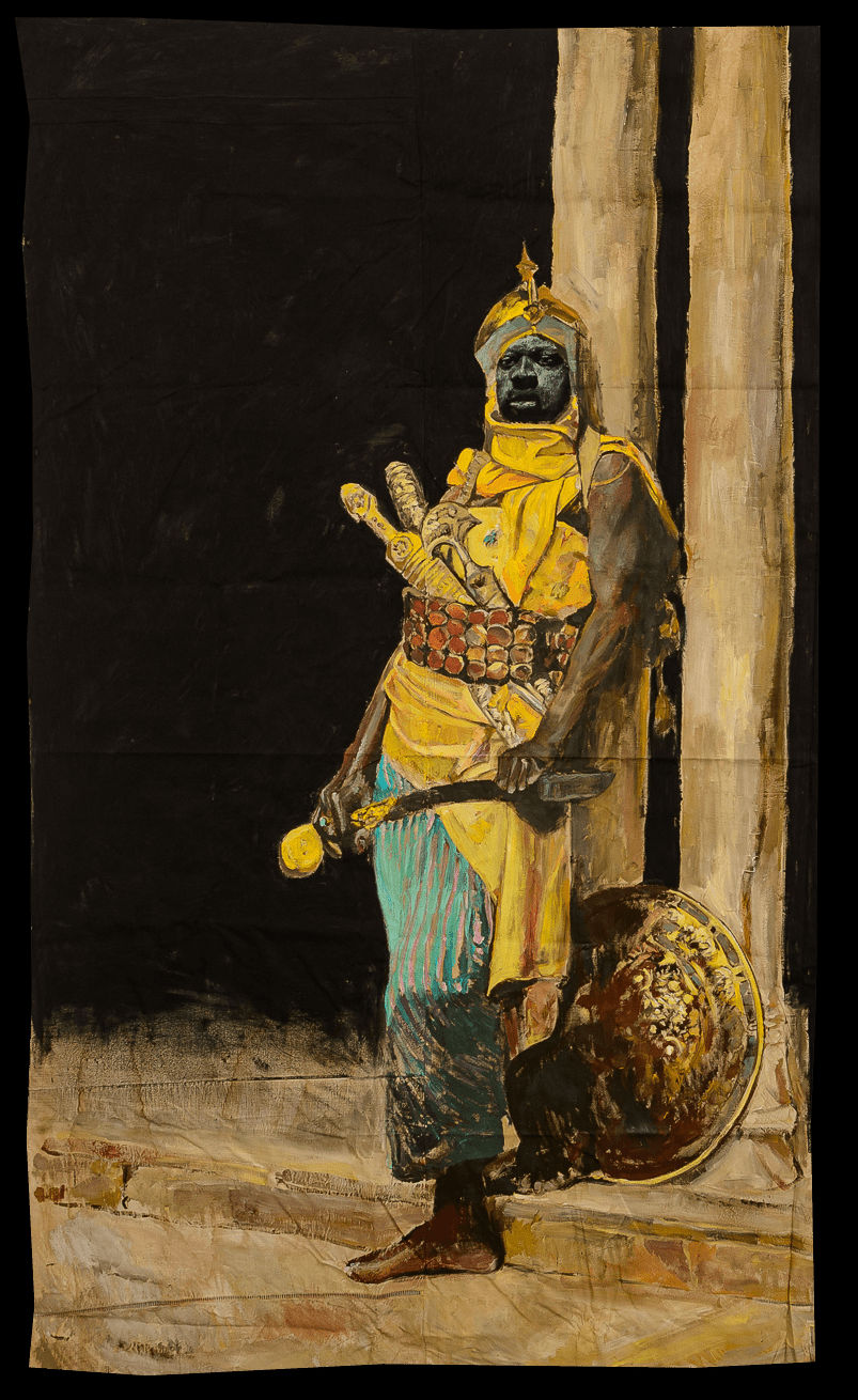 Roméo Mivekannin, Le garde palace nubien, d'après Ludwig Deutsch, 2022