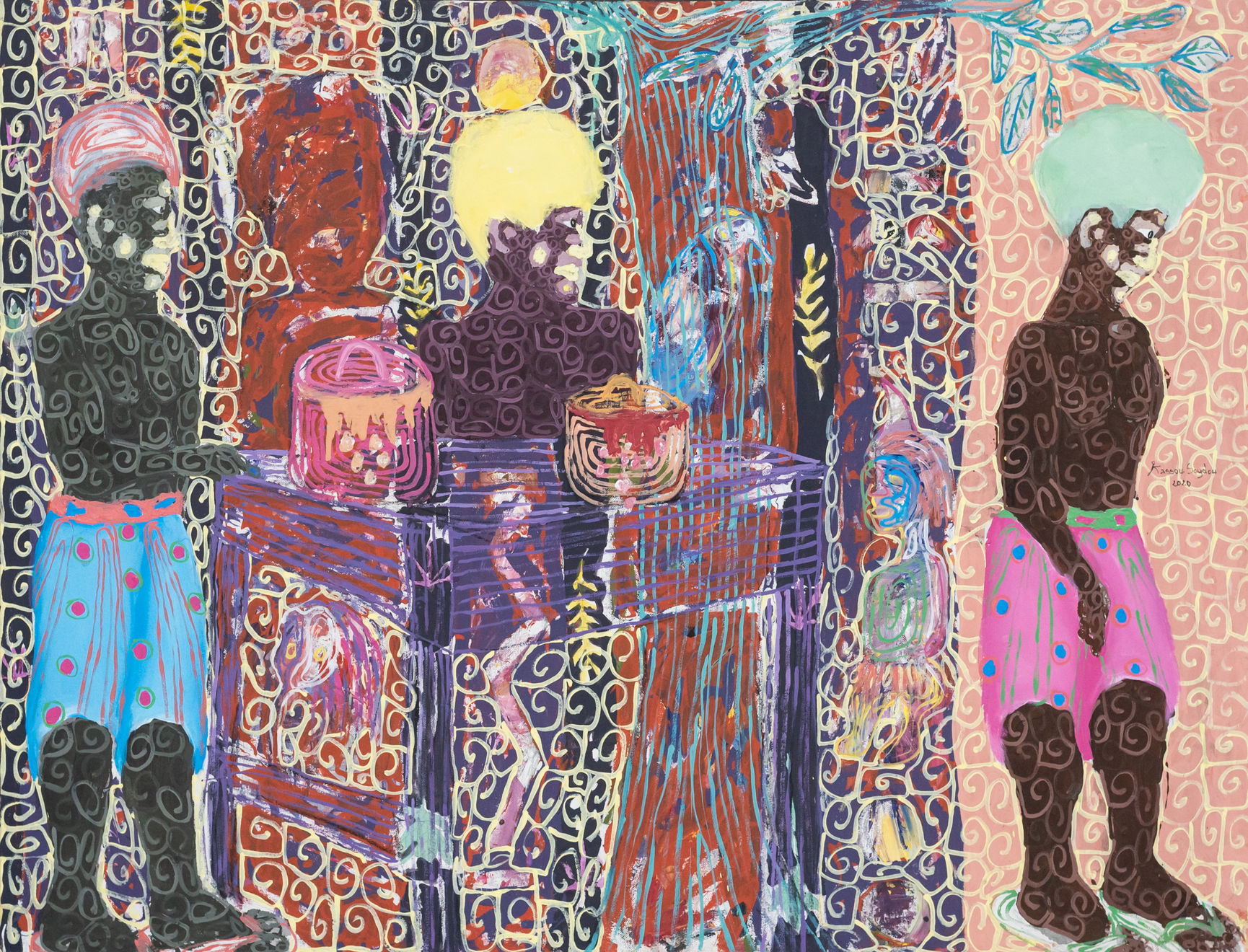 Kassou Seydou, Tabalou Aïcha [La table d'Aïcha], 2020