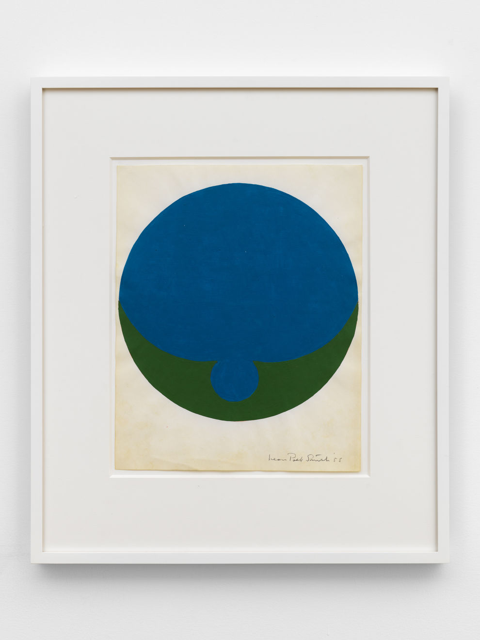 Leon Polk Smith, Untitled (colored drawing 22), 1955