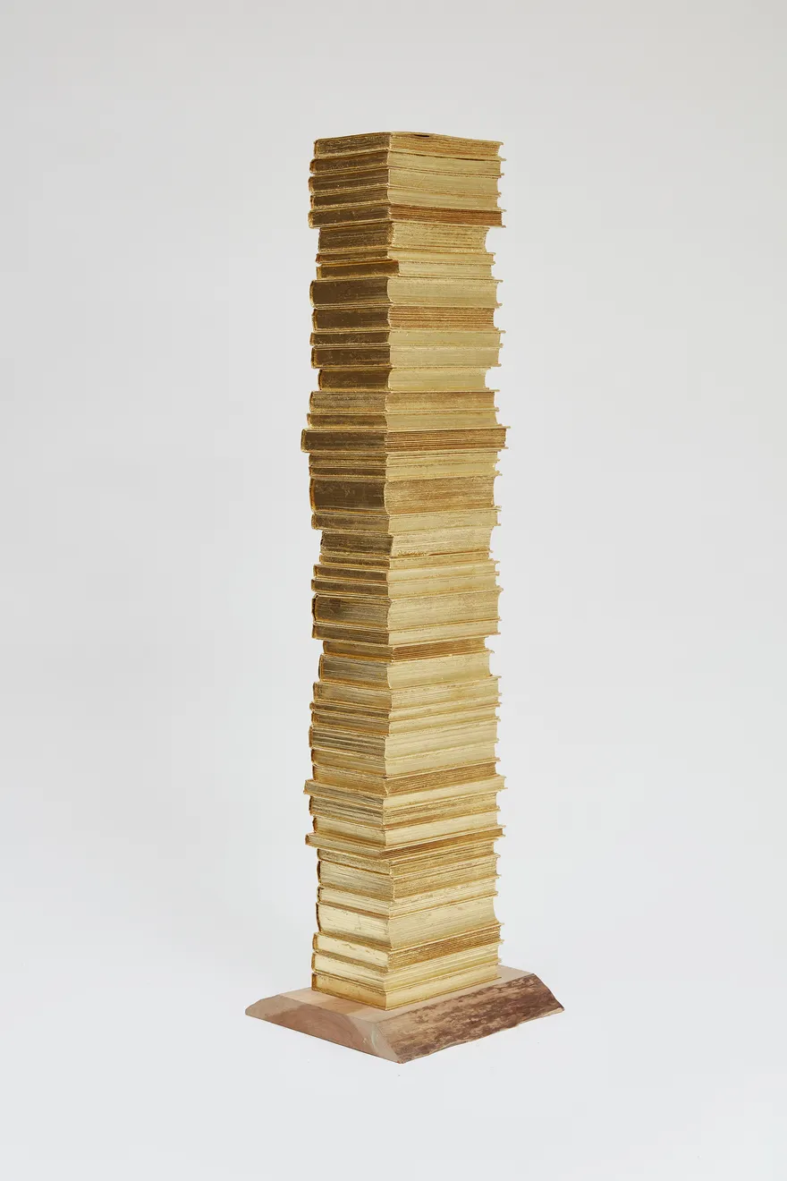Jared Bark, Gold Book Stack, 2018