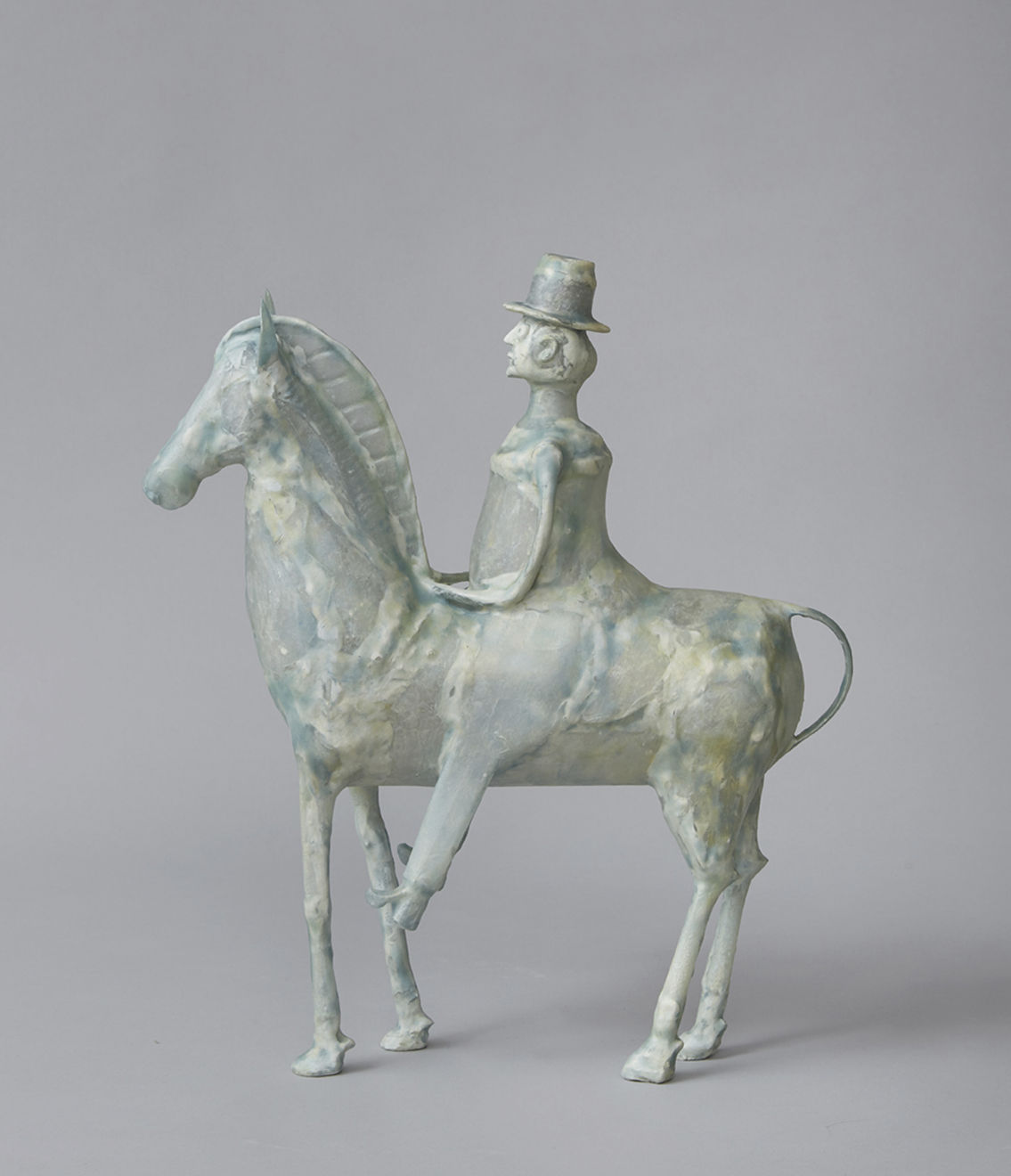 Shari Mendelson, Horse and Rider for Bill Traylor, 2020