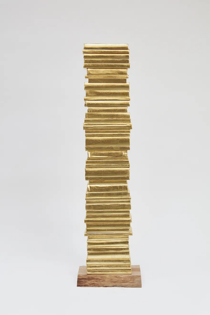Jared Bark, Gold Book Stack, 2018