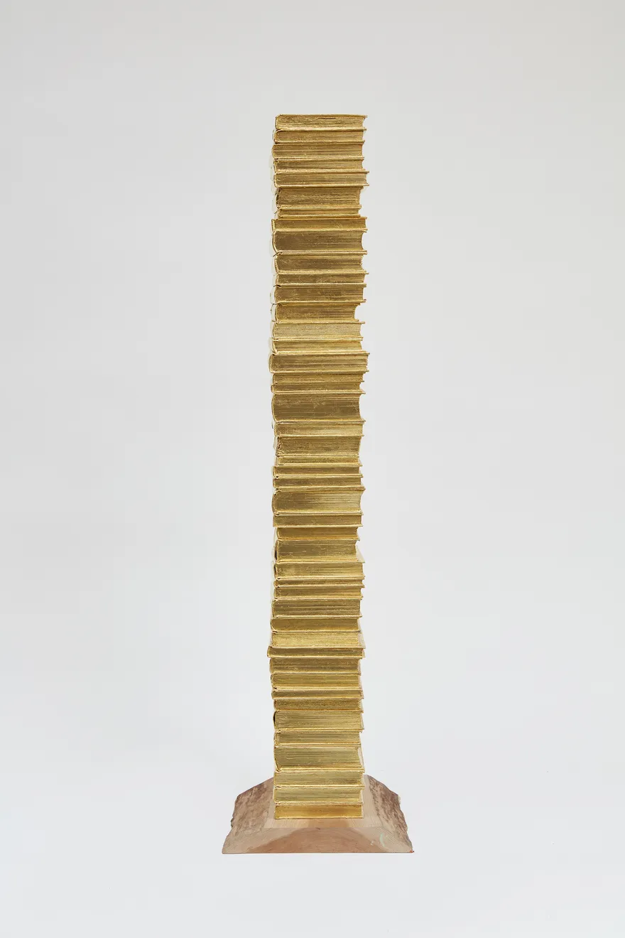 Jared Bark, Gold Book Stack, 2018