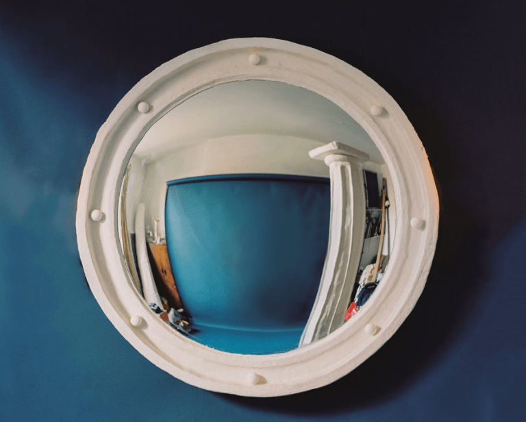 Joe Sweeney, 'All Shop Lifters Will Be Prosecuted' Convex Regency Style Mirror, 2021