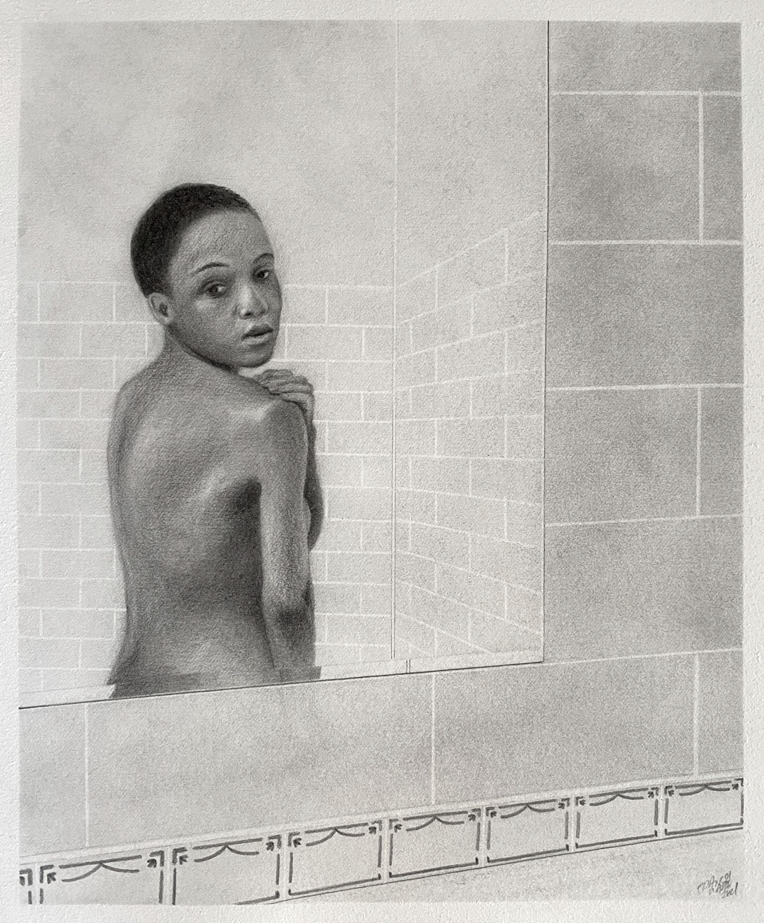 Frances Waite, Looking for a Back Pimple, 2021