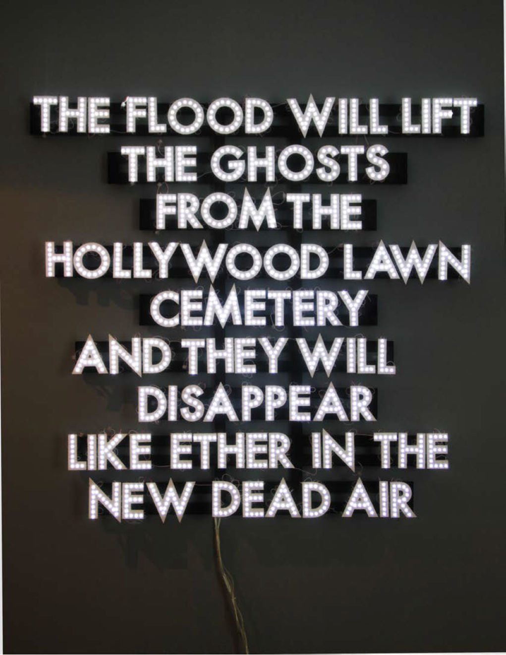 Robert Montgomery, Oscar Night Poem , 2013