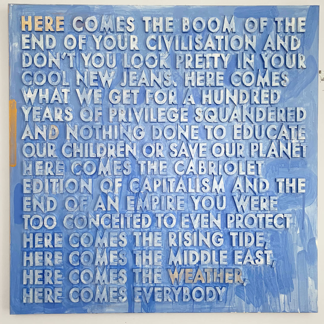 Robert Montgomery, HERE COMES THE BOOM