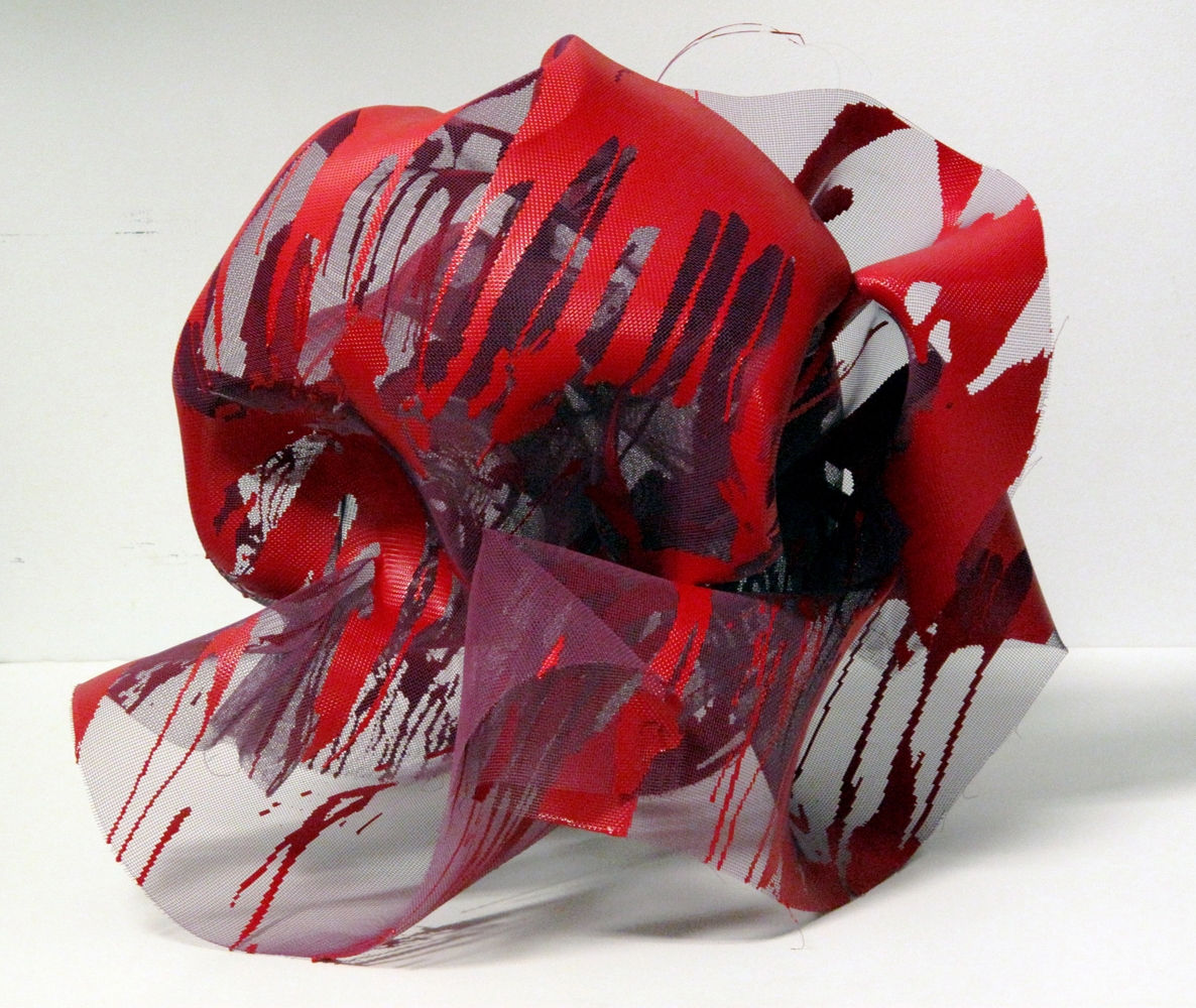 Alois Kronschlaeger, Untitled (Red on Purple), 2010