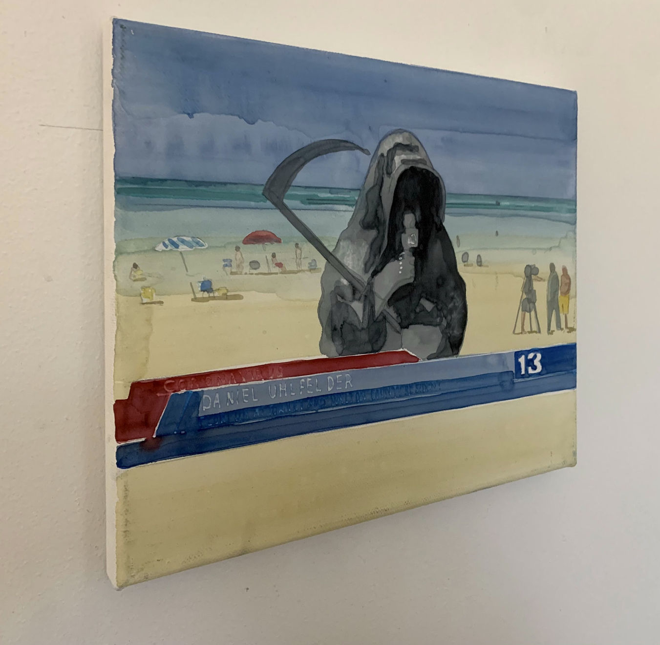 David Risley, Death on the Beach, 2020