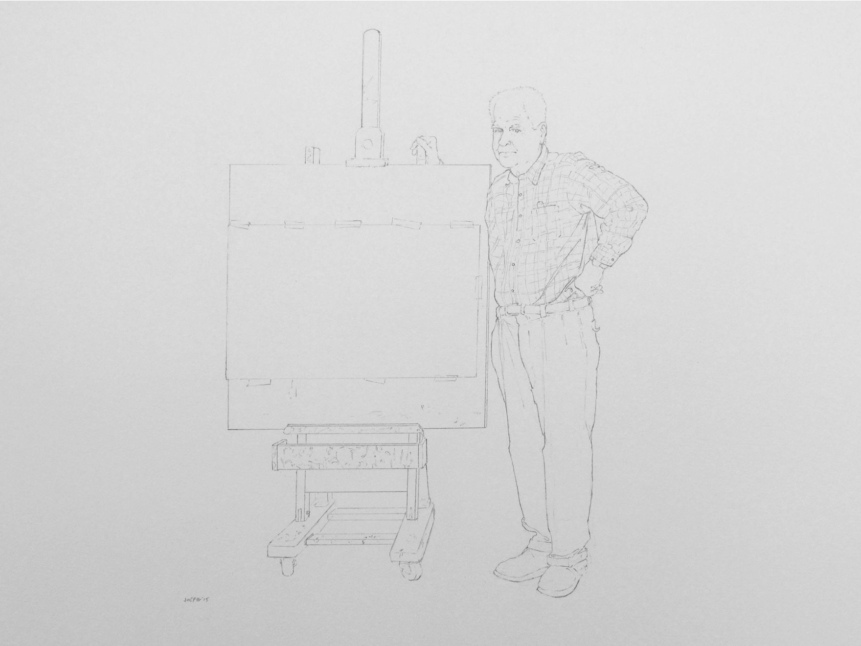 Joe Fig, Working: Red Grooms, 2015