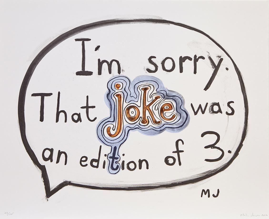 Malia Jensen, Joke, 2012