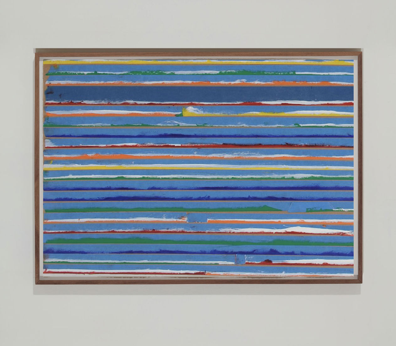 Francisco Ugarte, Paisaje azul 44 x 61 cm No. 4, 2020