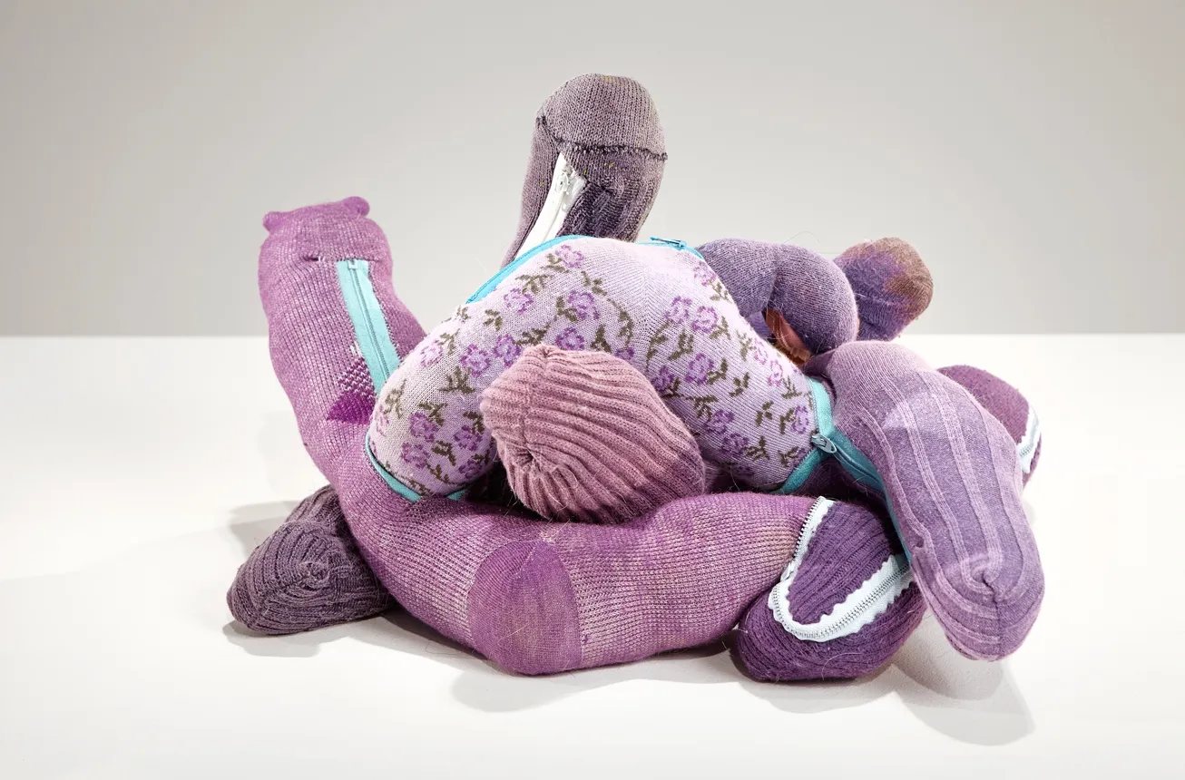 Jean Shin, Lavender Cluster, 2000