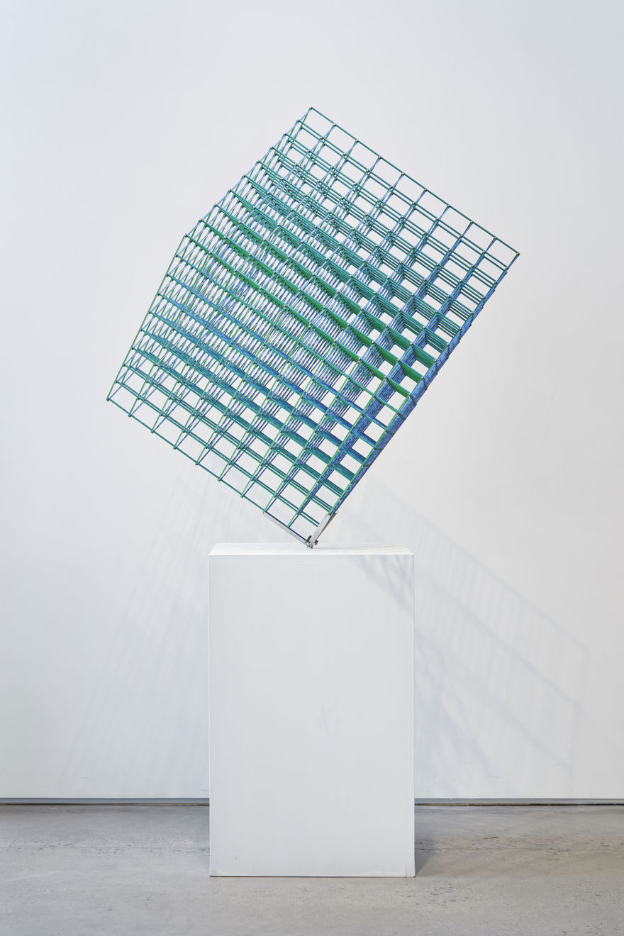 Alois Kronschlaeger, Polychromatic Spinning Cube #1, 2018