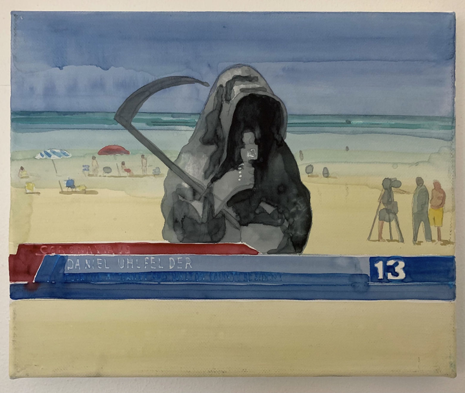 David Risley, Death on the Beach, 2020