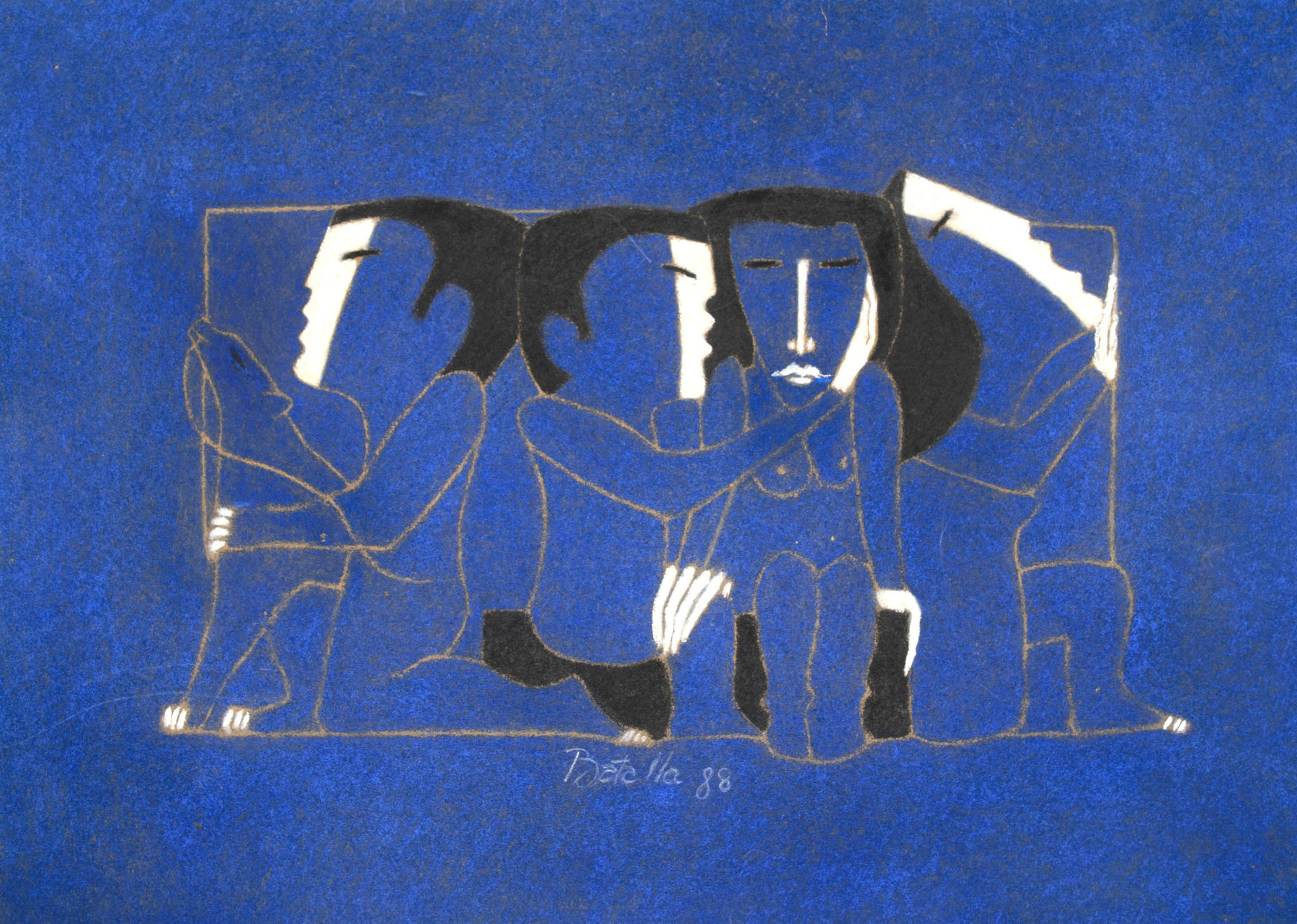 Miguel Angel Batalla, The Blues I, 1988