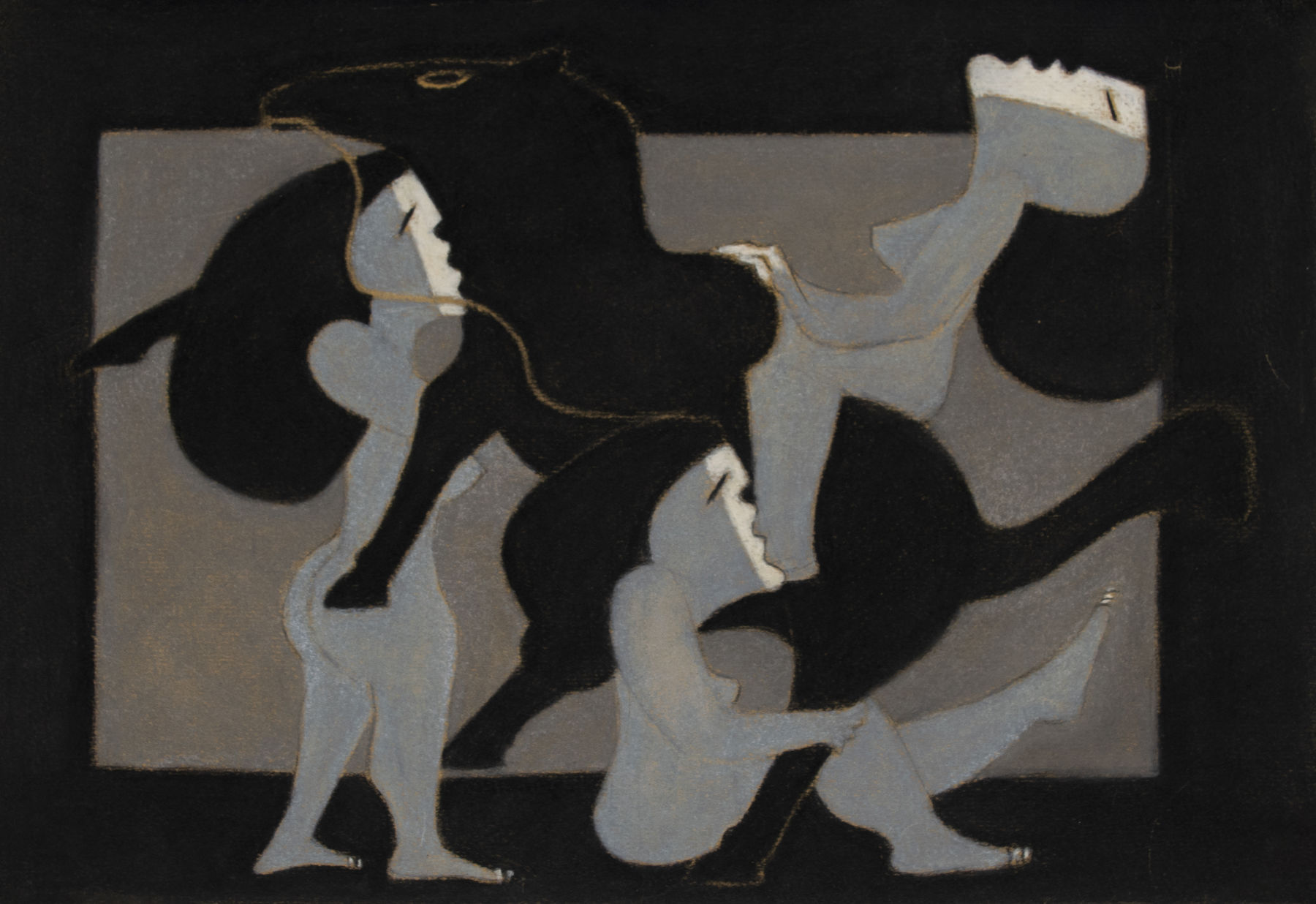 Miguel Angel Batalla, Male Violence, circa 1985