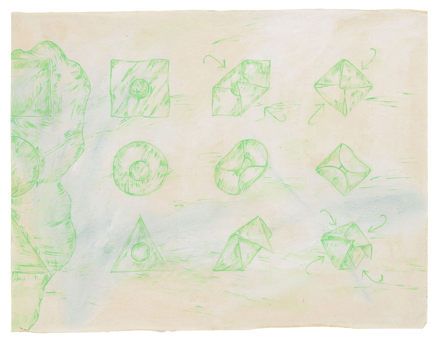 Minoo Yalsohrabi, Unnumbered Pages From a Lost Recipe Book: Not Every Fold Suites Every Form , 2023