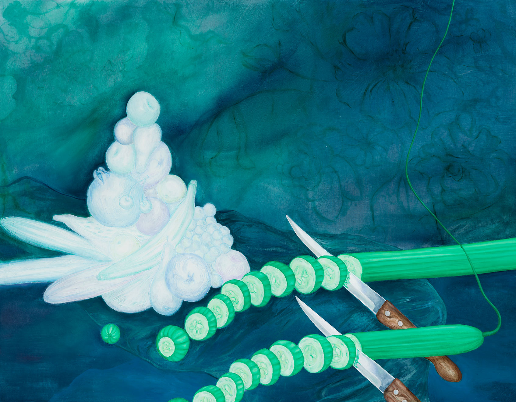 Minoo Yalsohrabi, The Rhythm of Cutting Cucumbers, 2023