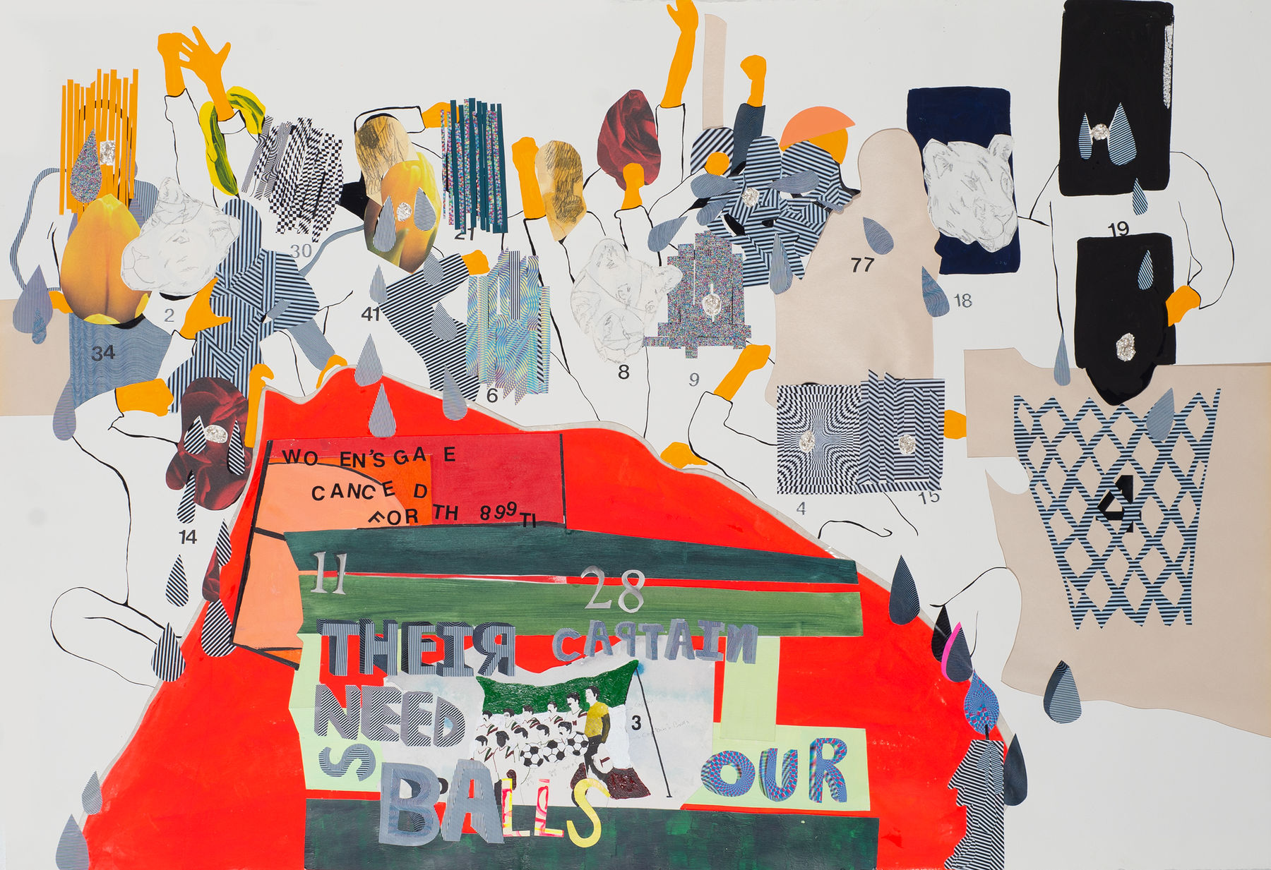 Maryam Amirvaghefi, “The Game Was Postponed Because Of The Bad Weather” from the “SumMary of Muscle Memories” series, 2023