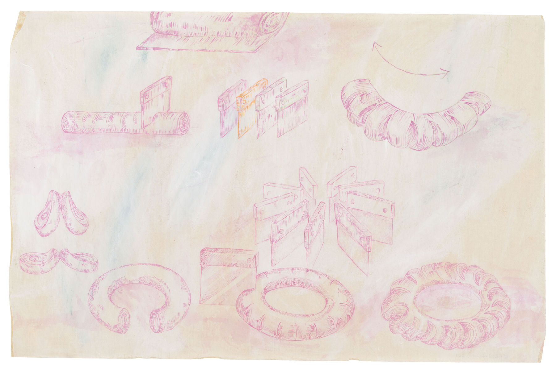 Minoo Yalsohrabi, Unnumbered Pages From a Lost Recipe Book: A Practice in Uniformity, 2023