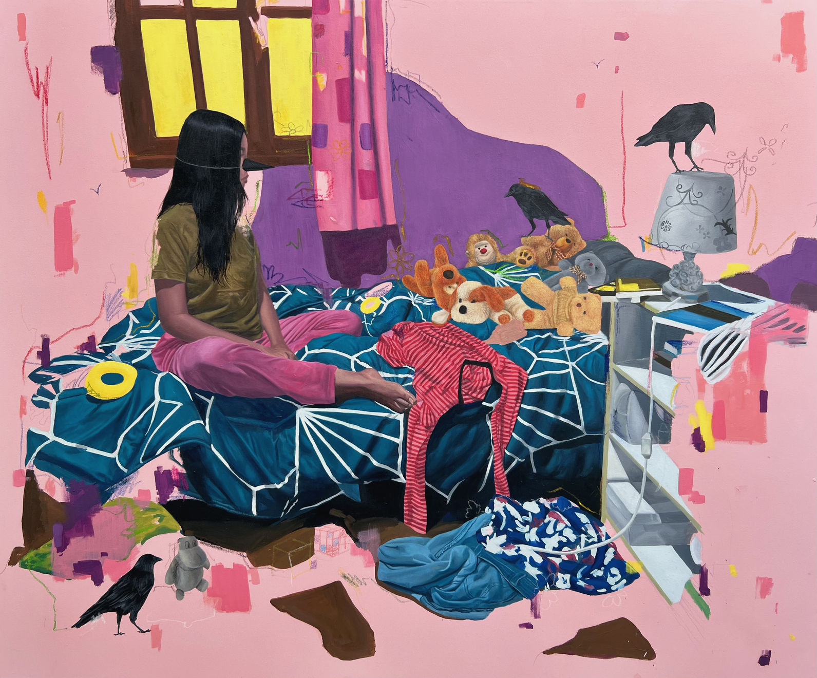 Rahma Lhoussig, I Will See You When I Fall Asleep, 2022