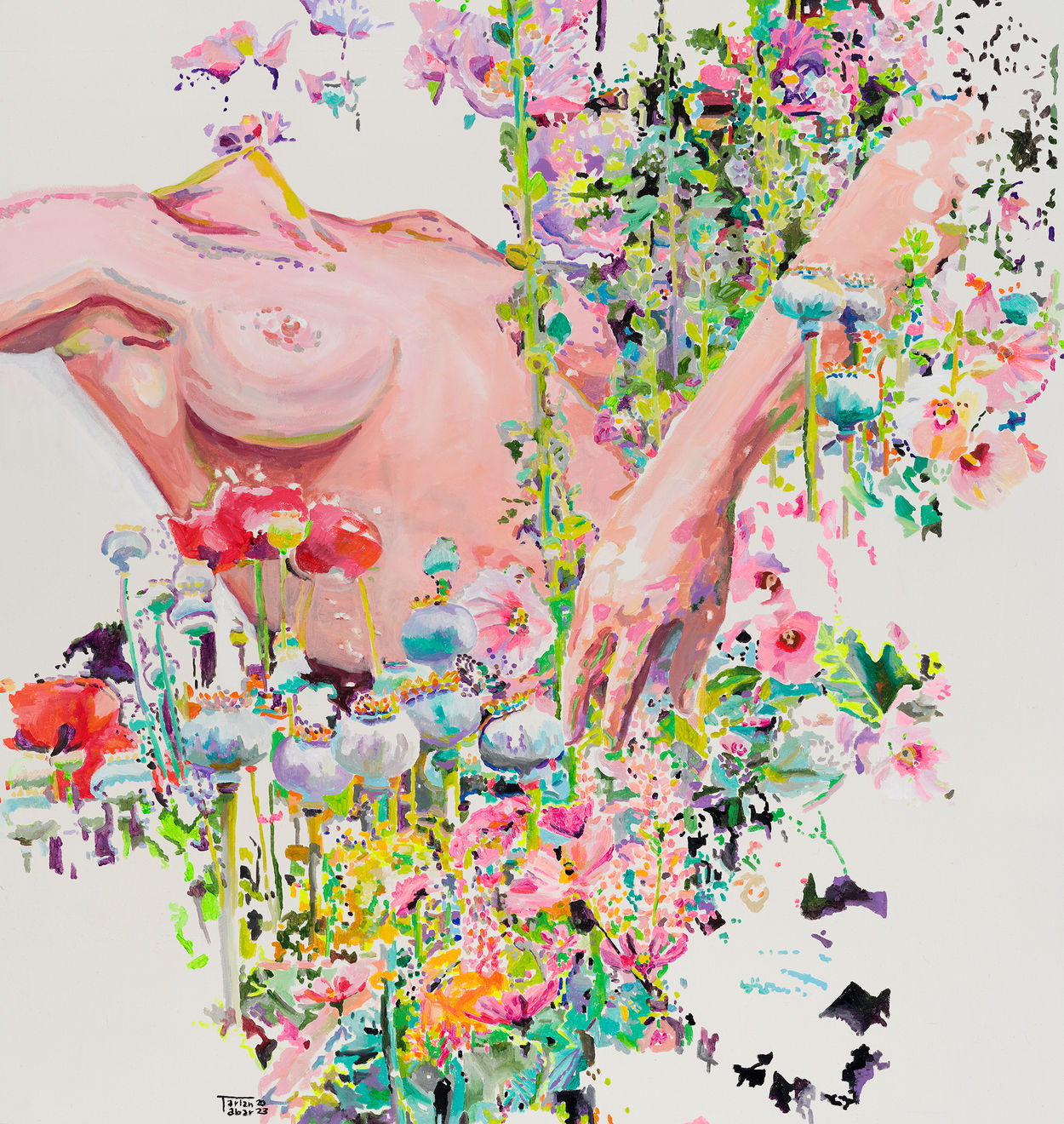 Tarlan Tabar, A Euphoric Stretch Extended over Memory, 2023