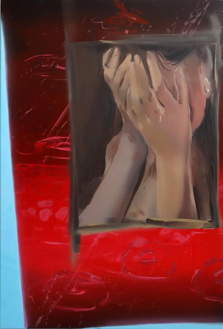 Hoda Kashiha, Red Pond, 2025