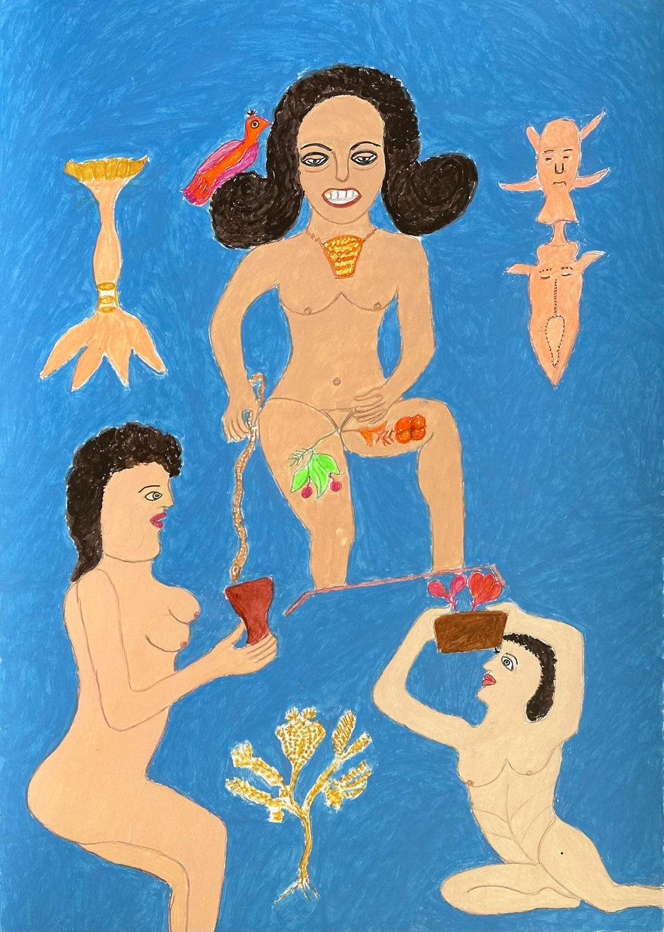 Reza Shafahi, Blue Series 02, 2023