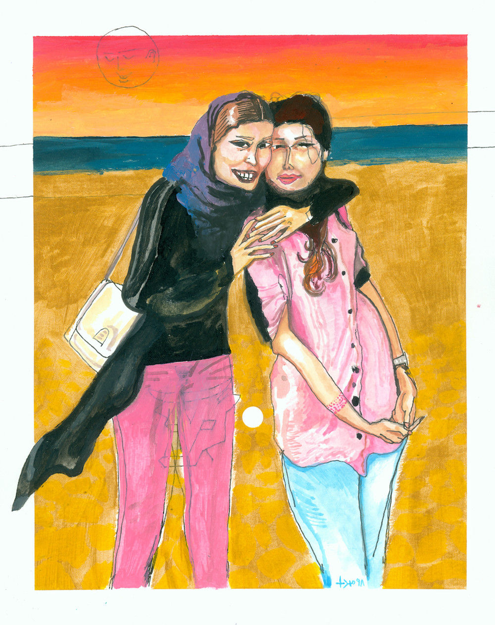 Sadra Baniasadi, Sunsets Are Beautiful (Ghoruba Ghashangan), 2019