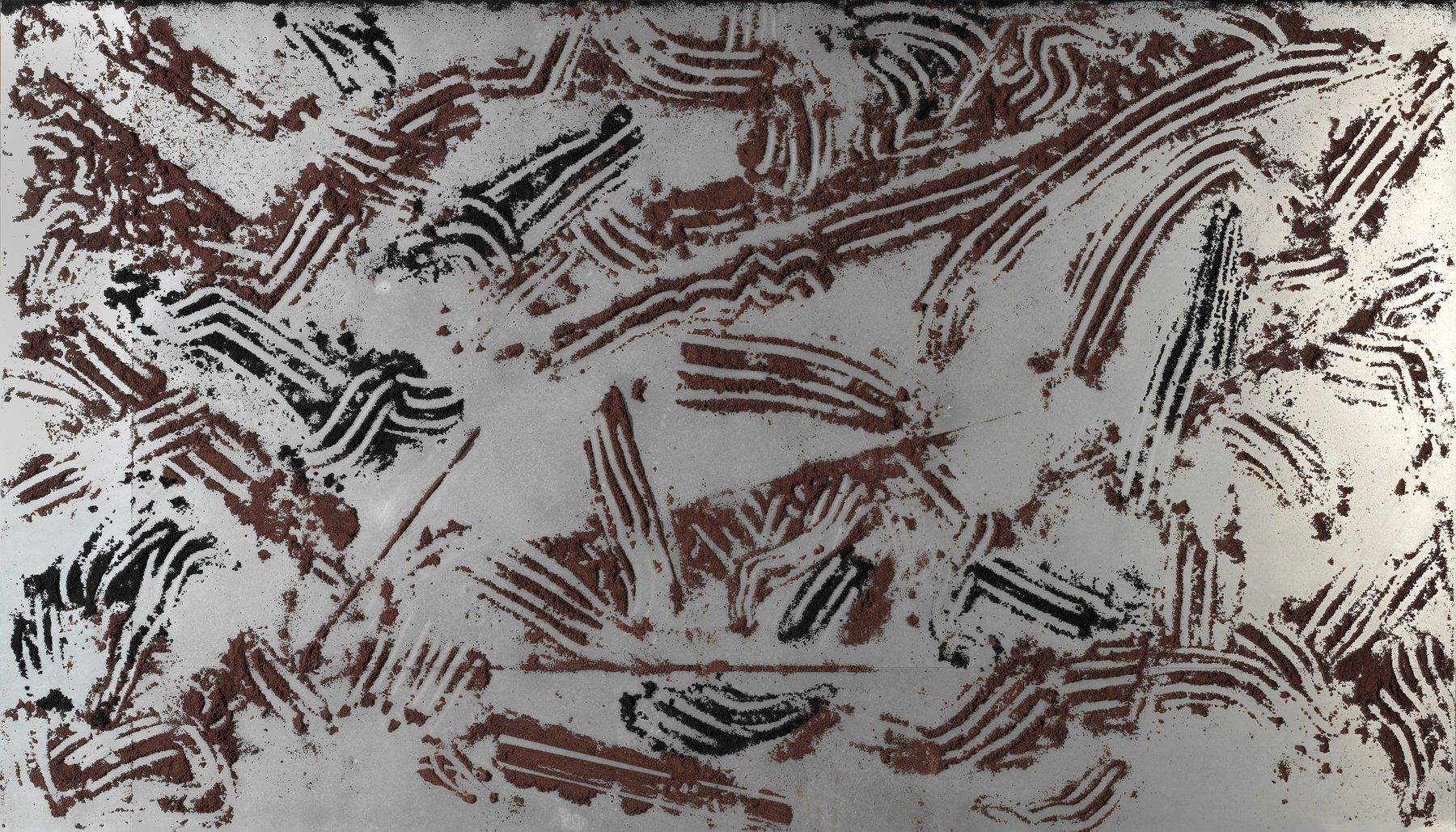 Mohsen Vaziri Moghaddam, Untitled from the “Sand Composition” series , 2018